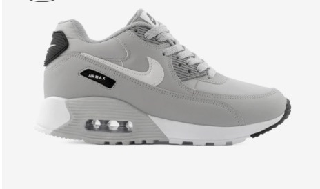 Air Max Gris y Blanco