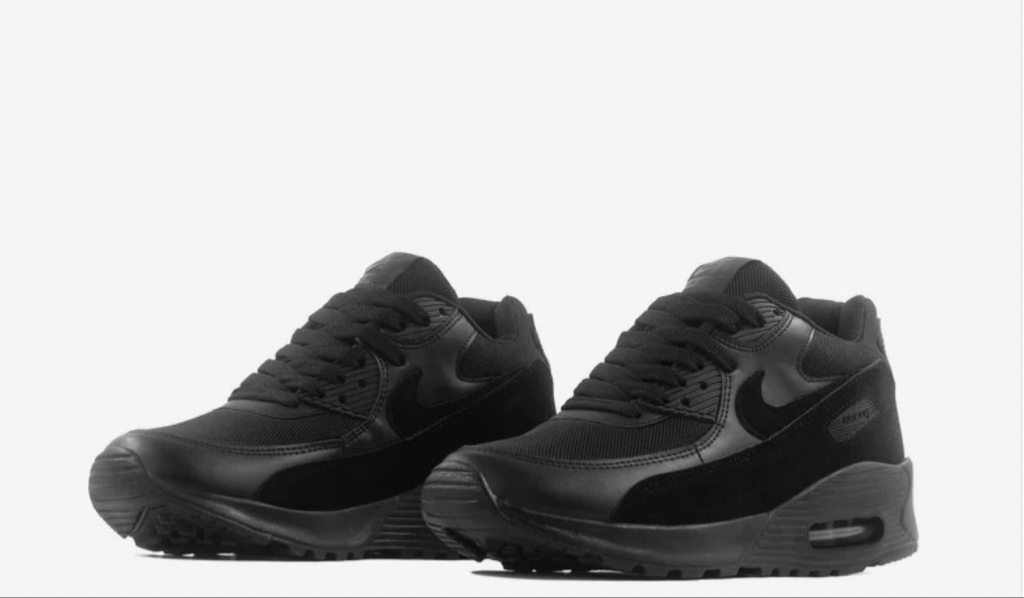 Air Max Negro Total Gamuza