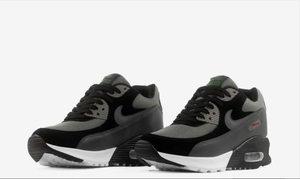 Air Max Gris y Negro