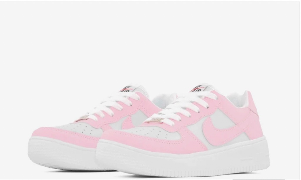 AF1 ROSA CON BLANCO