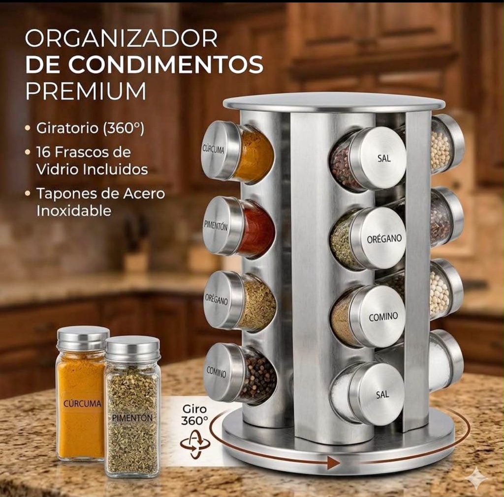 CONDIMENTERO 17PCS