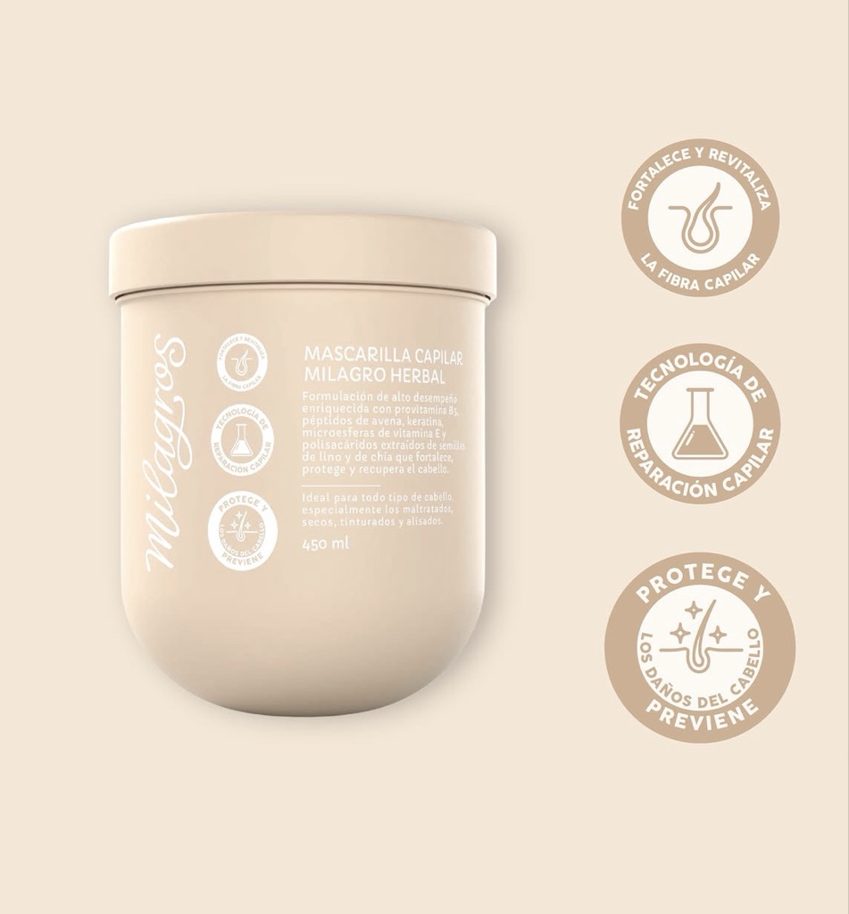 Mascarilla Herbal - Milagros