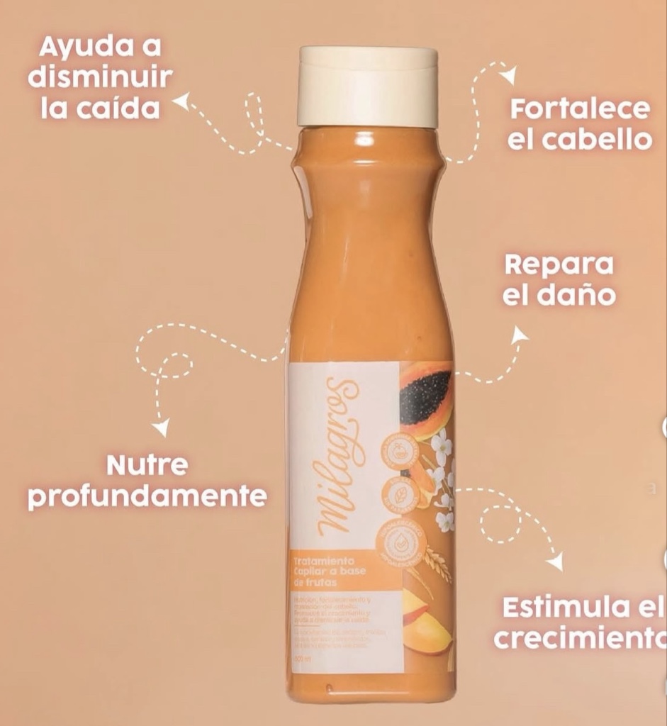 Tratamiento Capilar Extracto de Fruta - Milagros