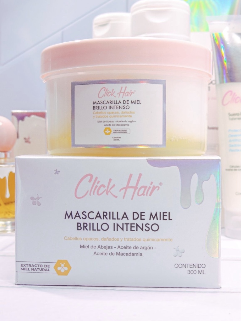 Mascarilla de Miel Brillo Intenso -Click Hair