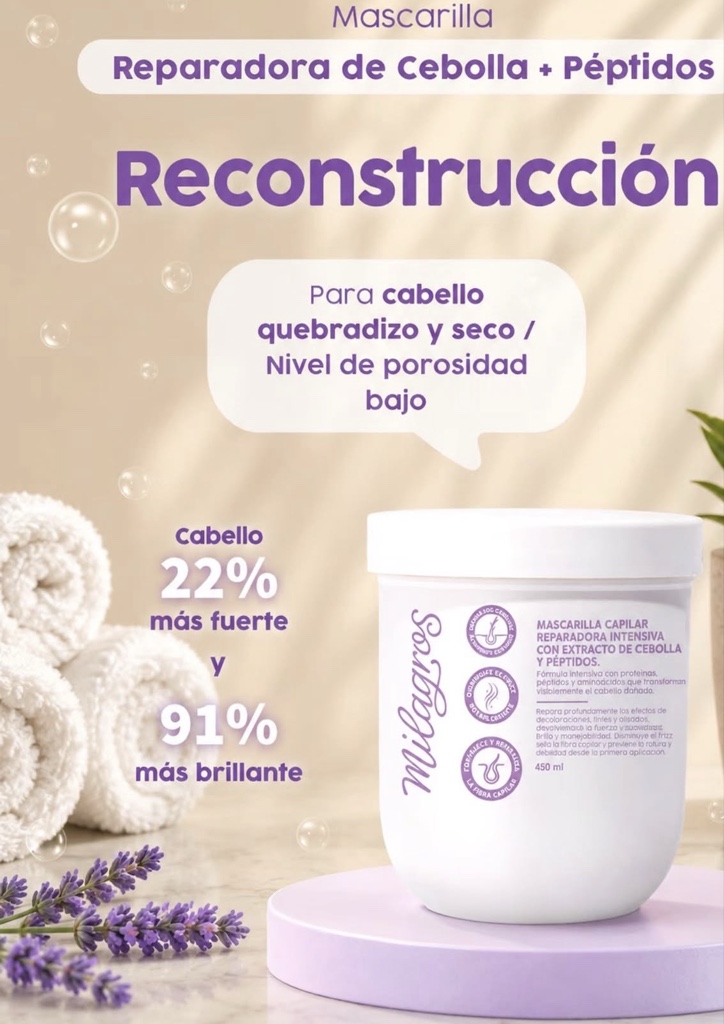 Mascarilla de Cebolla - Milagros