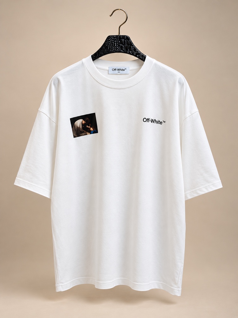 Off-White polera blanca