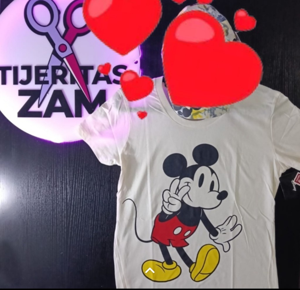 Playera Micky Mause Talla M