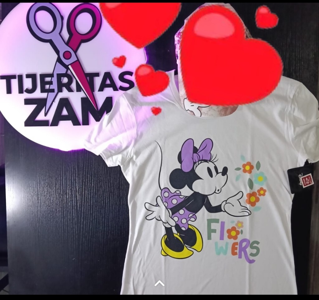 Playera Mimi Mause Talla M
