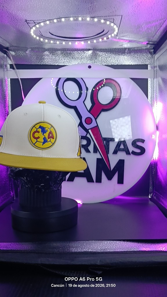 Gorra América Amarilla Plana
