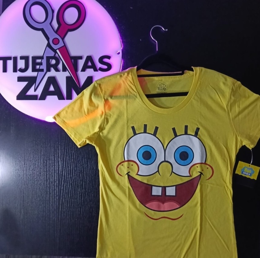Playera Bob Esponja Talla M