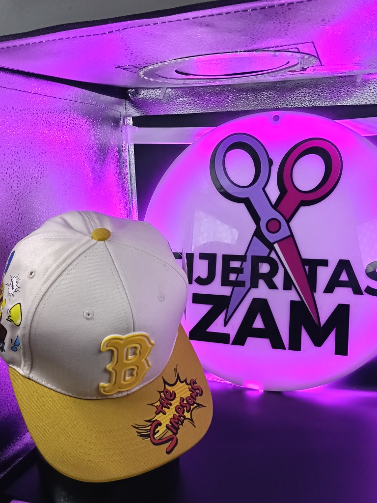 Gorra Bart Simpson Amarilla Plana