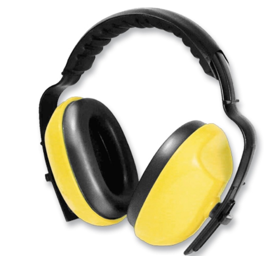 Protectores auditivos amarillos
