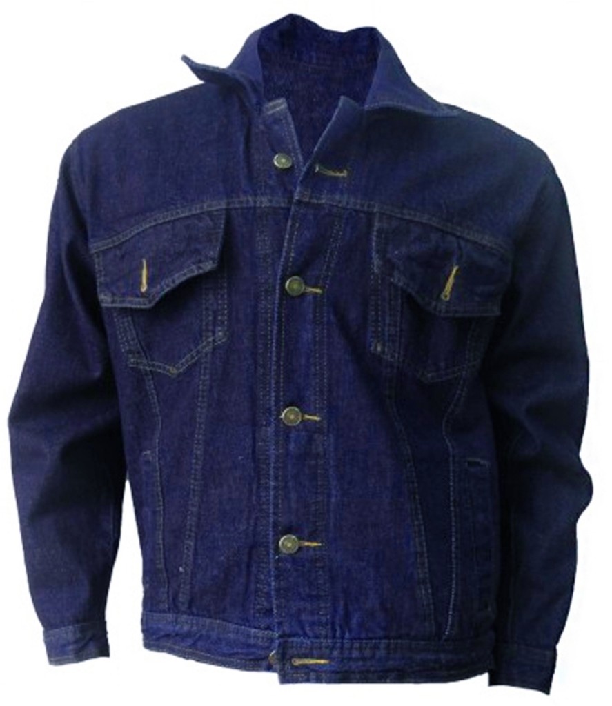 Chaqueta jean azul oscuro