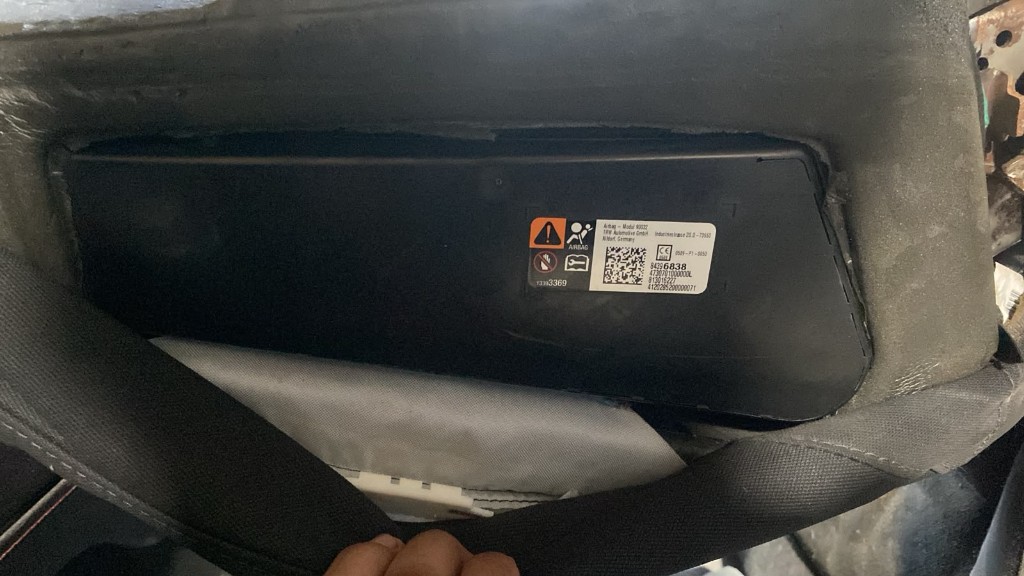 Bolsa de aire asiento chofer LH sierra/silverado 2019/2026
