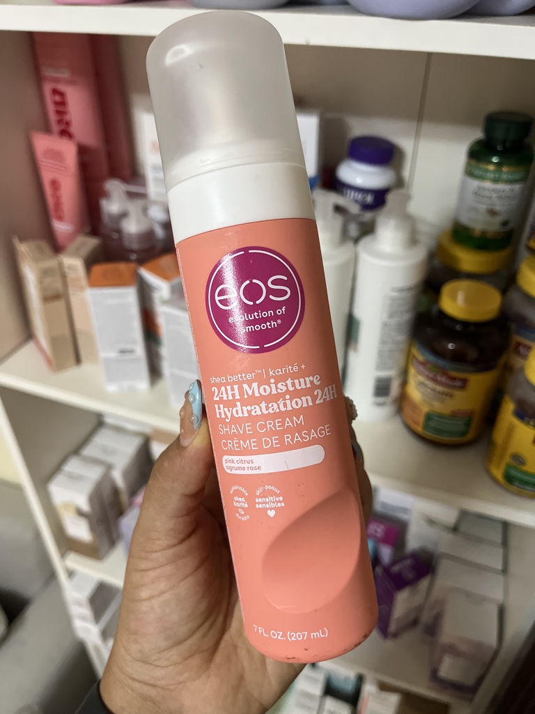 Eos shave cream pink citrus