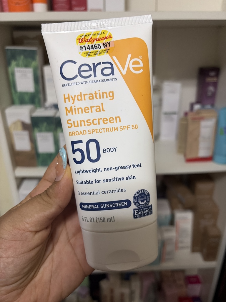 Cerave hydrating mineral sunscreen 5oz