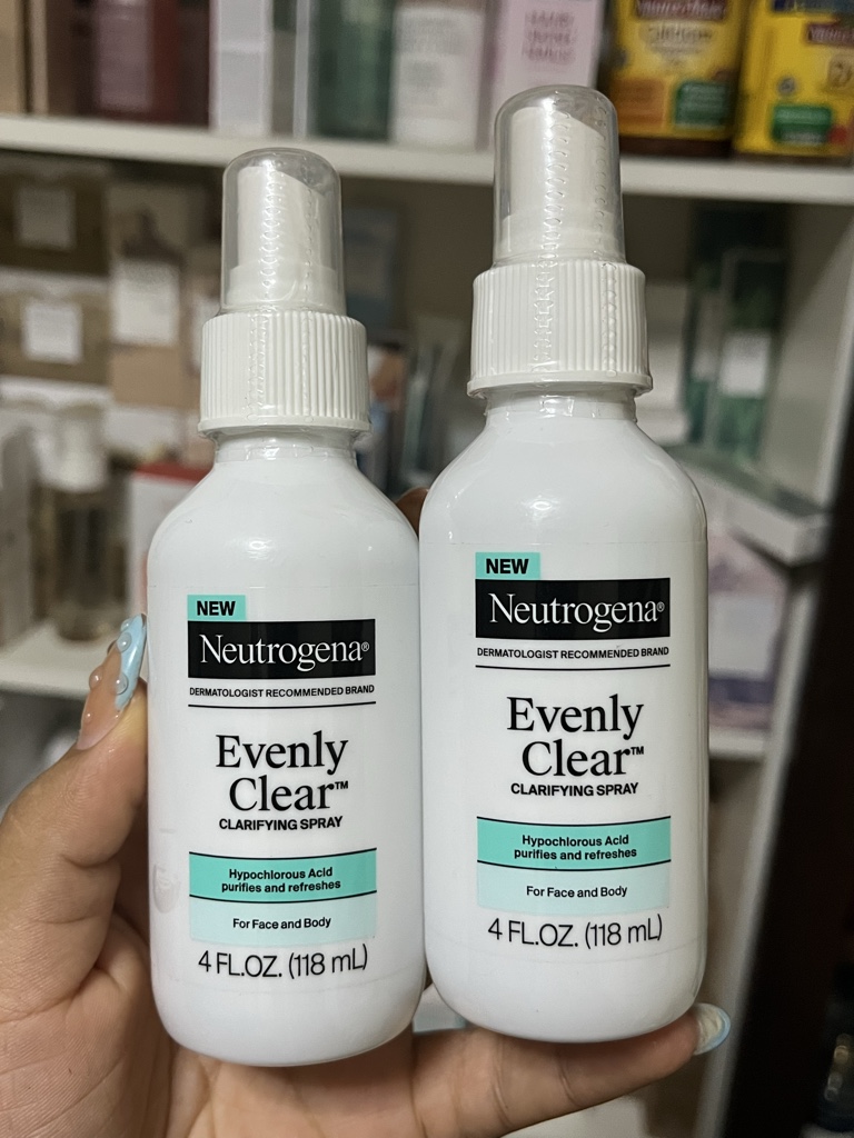 Neutrogena evenly clear spray