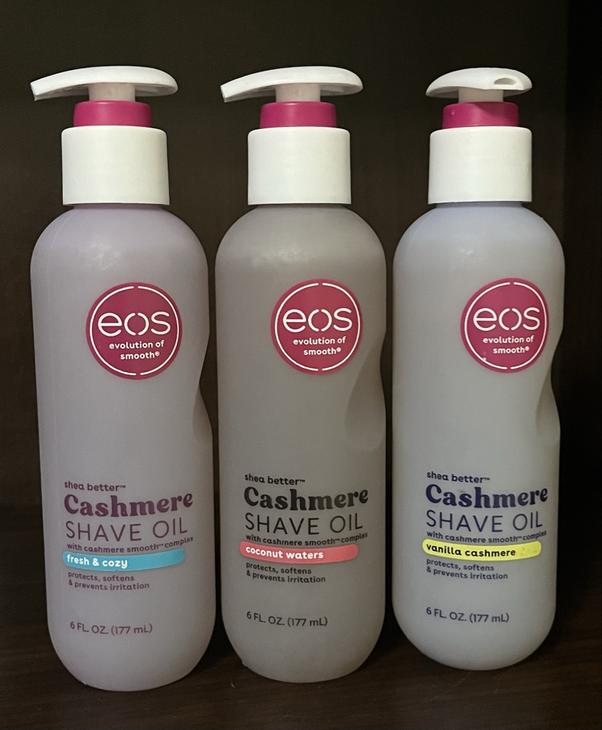 Eos cashmere shave oil