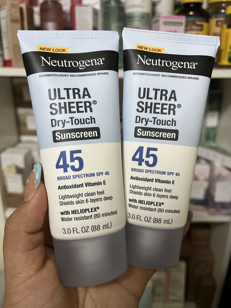 Neutrogena ultra sheer spf45