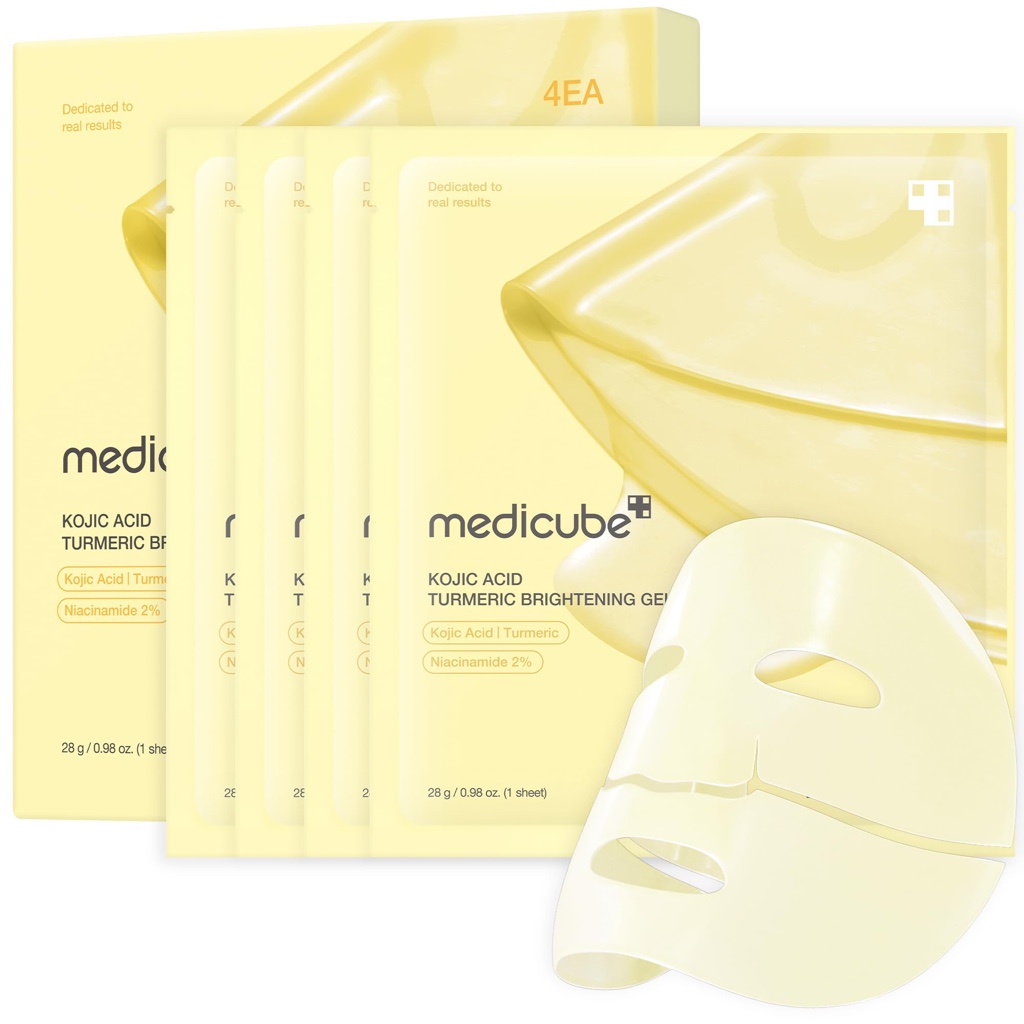 Kojic acid turmeric gel mask