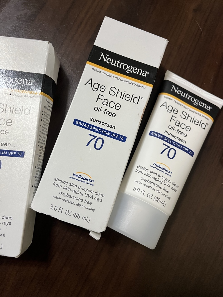 Age shield face sunscreen 70spf