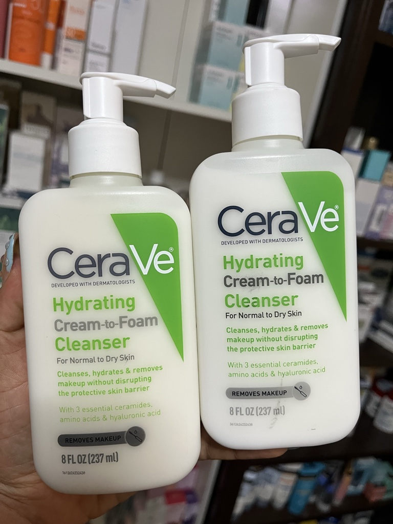 Cerave hydrating cream to foam cleanser 8oz