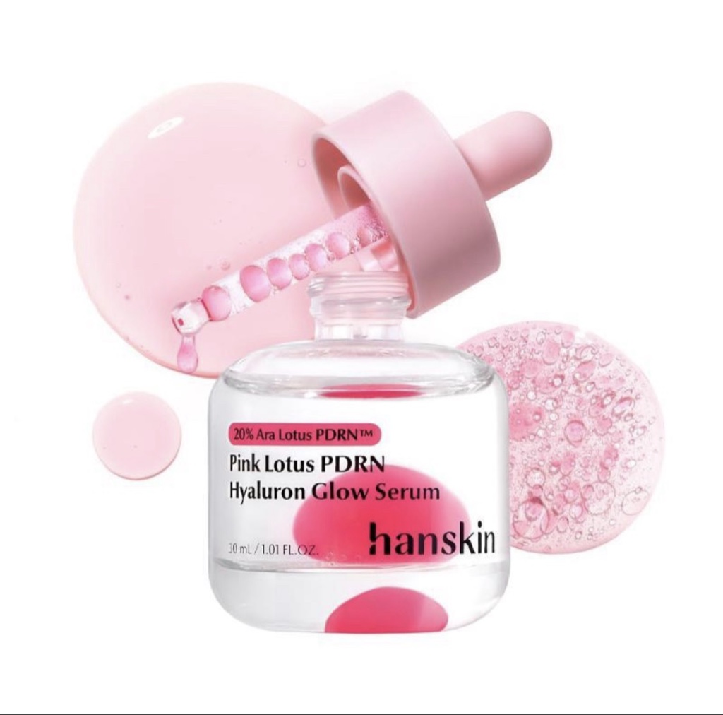 HANSKIN Pink Lotus PDRN Hyaluron Glow Serum