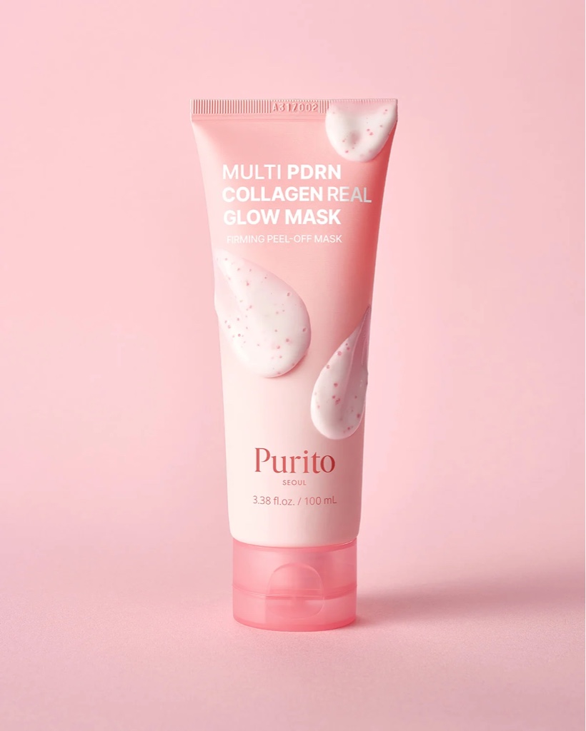 purito seoul multi pdrn collagen real glow mask