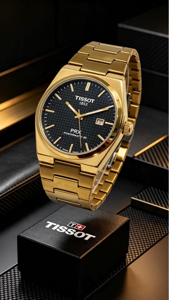 TISSOT  PRX DORADO