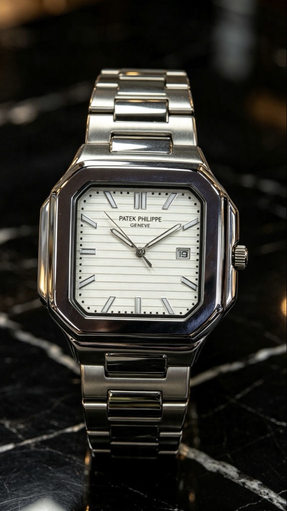 PATEK PHILIPPE CALATRAVA PLATEADO