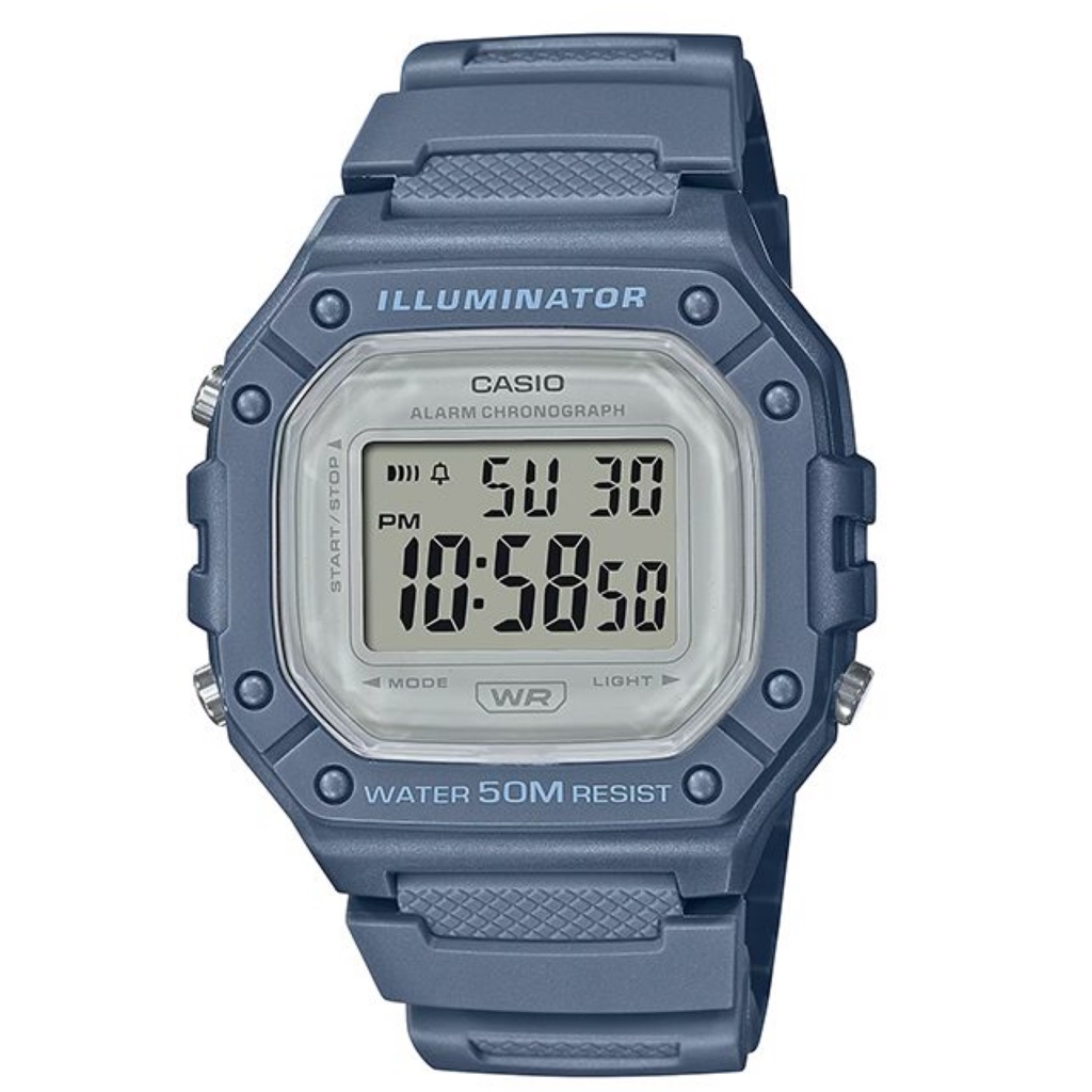 Casio W-218HC - 2AVDF Azul Celeste #MI
