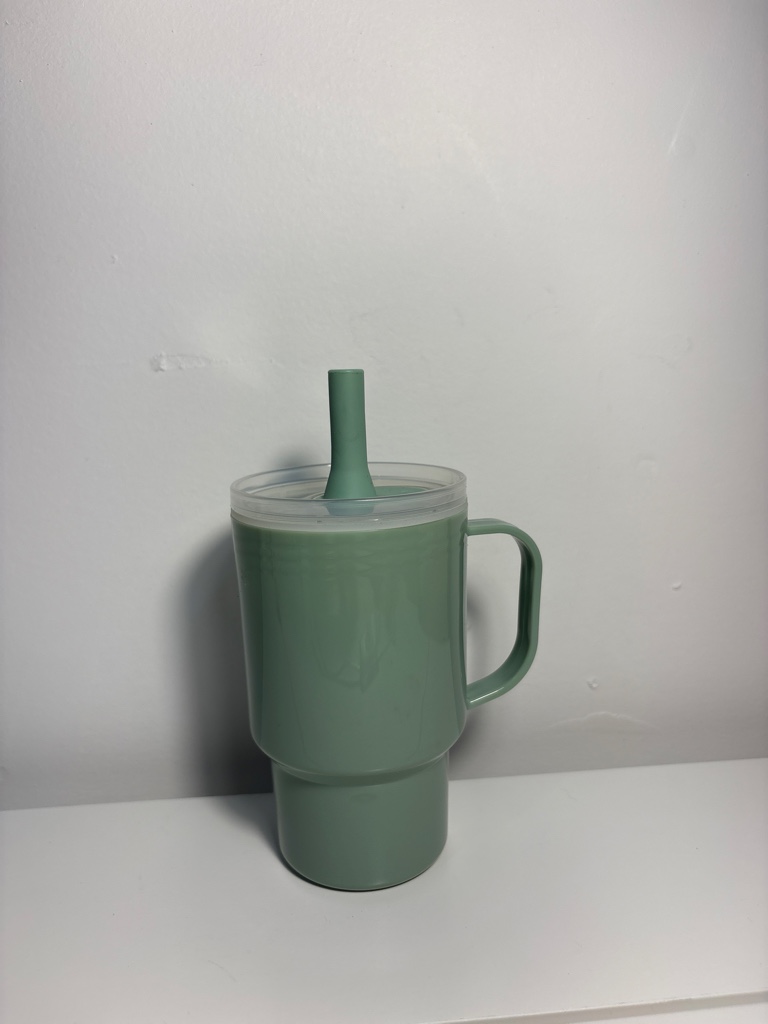 Green handled tumbler