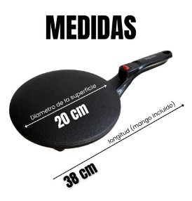 Crepera Eléctrica antiadherente