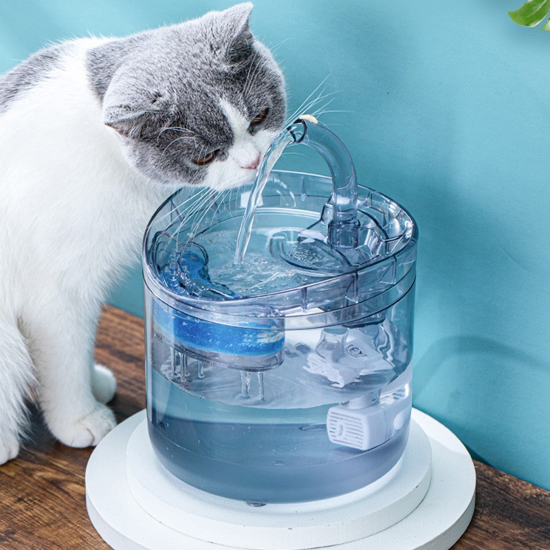 Fuente De Agua Para Gato Con Sensor De Movimiento