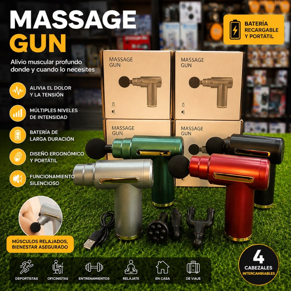 Pistola de masajes pequeña