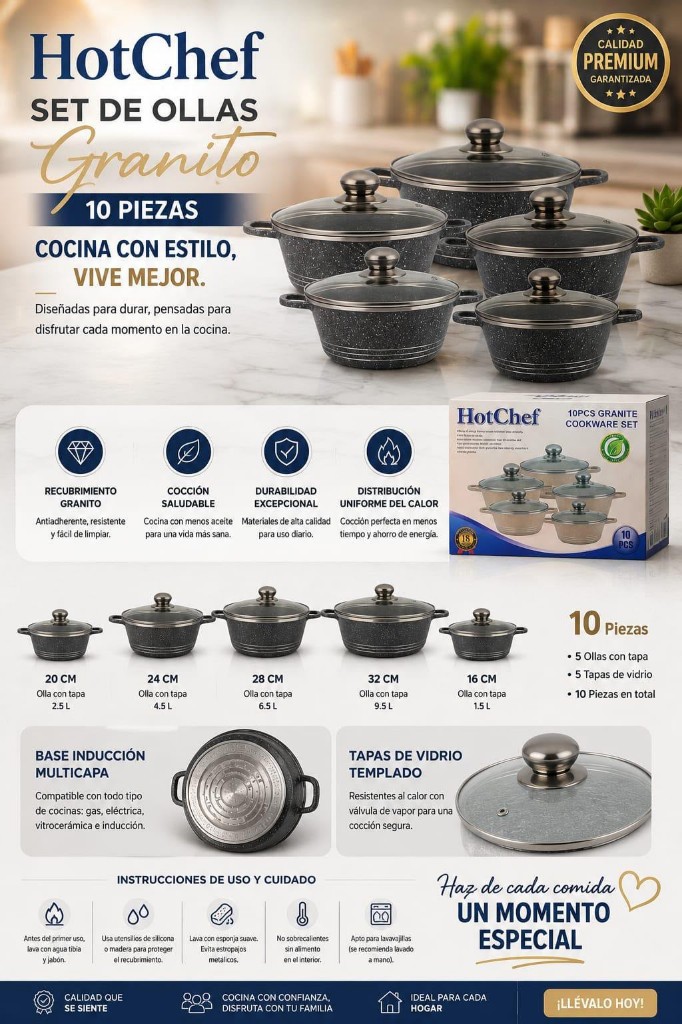 *SET DE OLLA HOT CHEF*