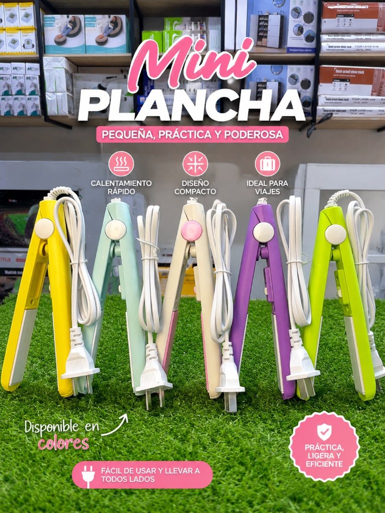 *MINI PLANCHA DE PELO*