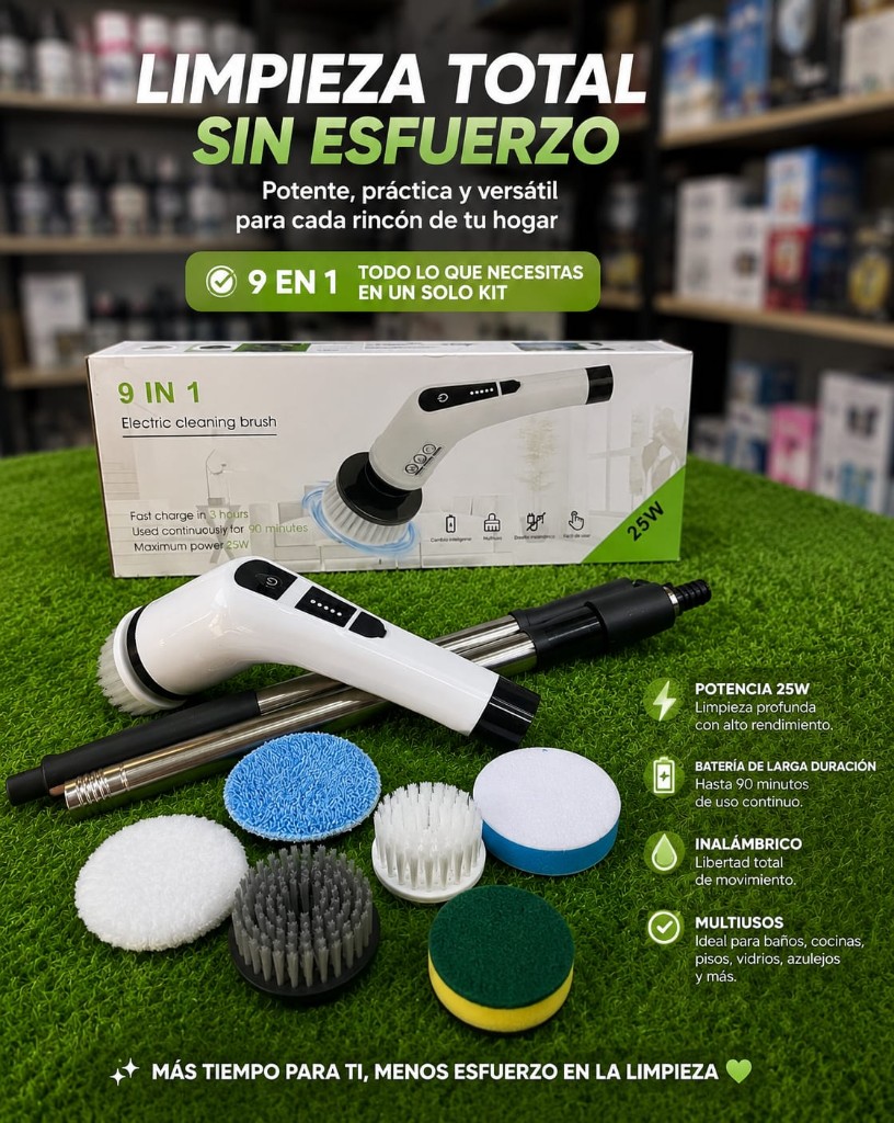 Cepillo de limpieza 9 en 1