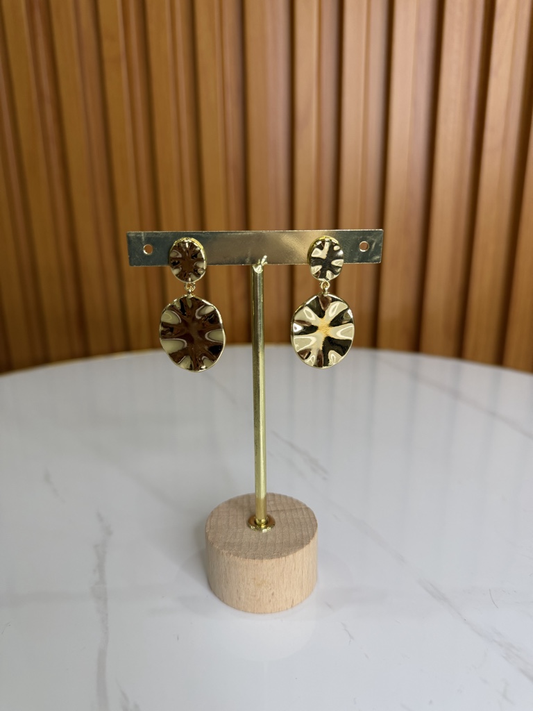 Aretes midi dorados