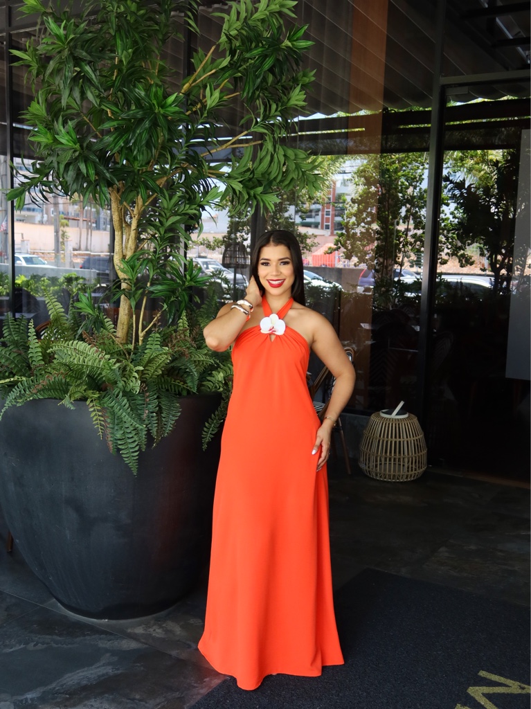 Maxi Dress naranja