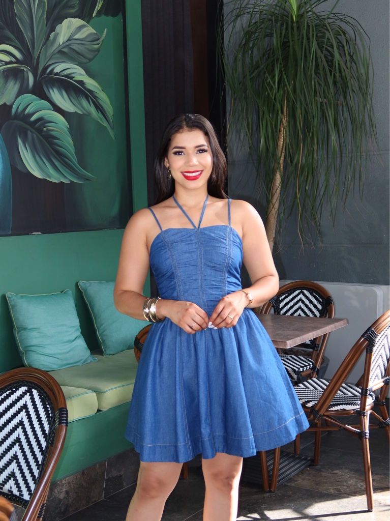 Vestido Mini con bolsillos
