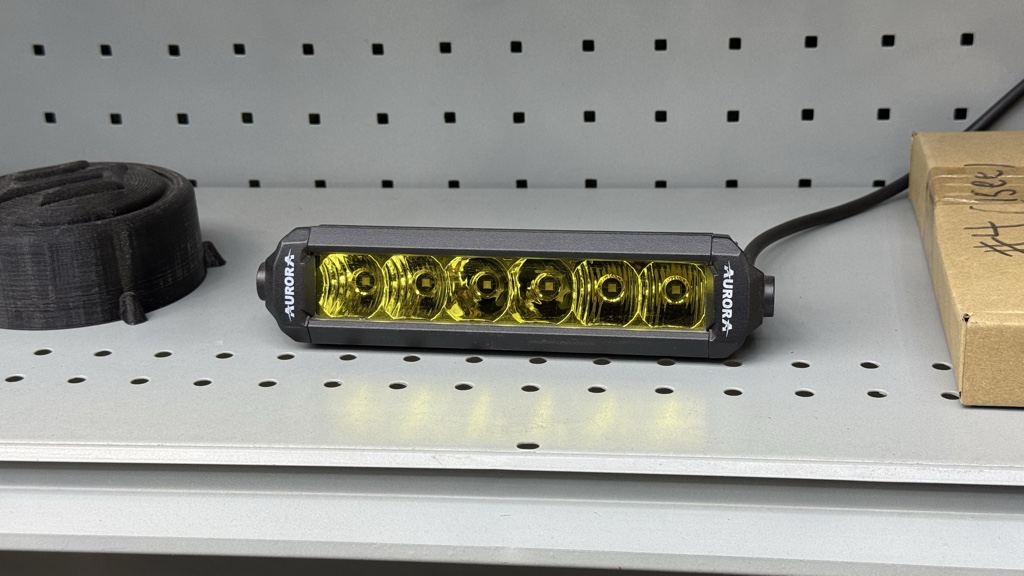 Barra led 6”  Aurora Amarillo
