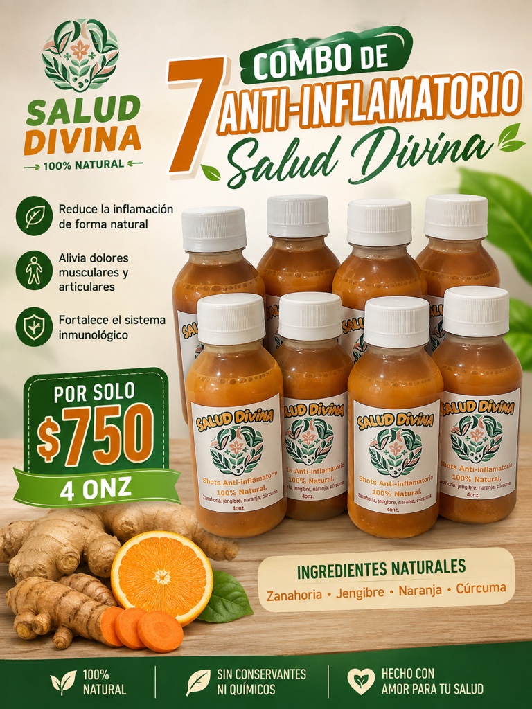 Salud Divina combo antiinflamatorio