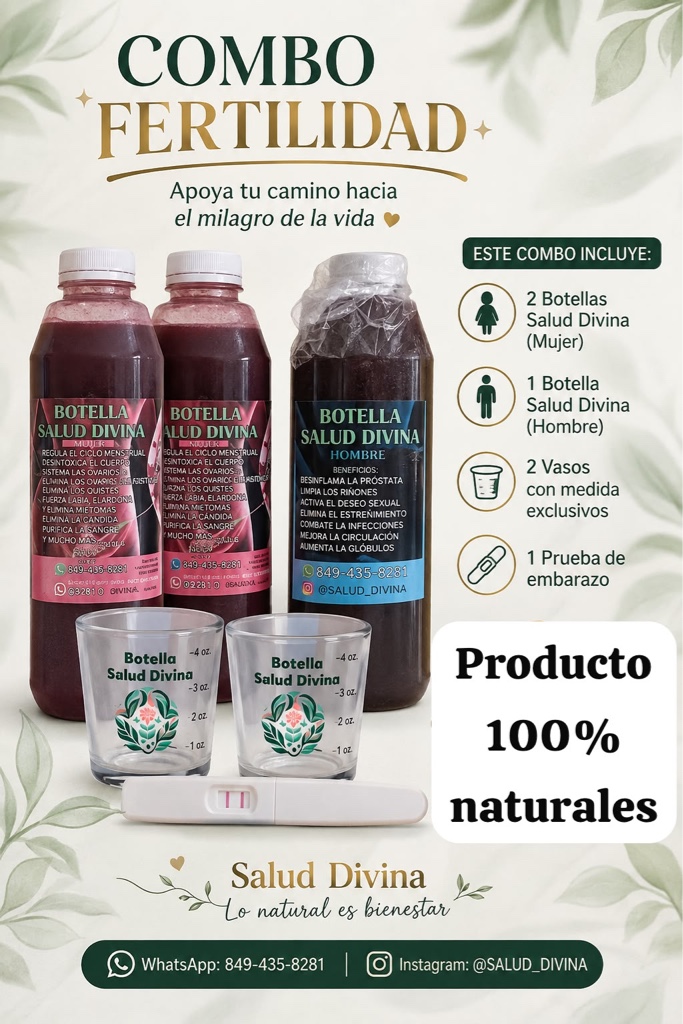 Salud Divina combo o fertilidad