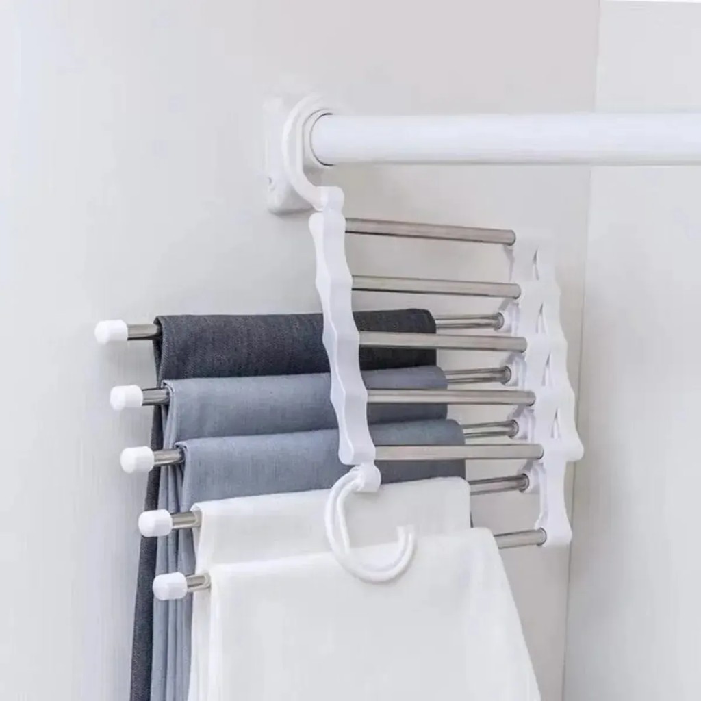 Organizador de pantalones blanco