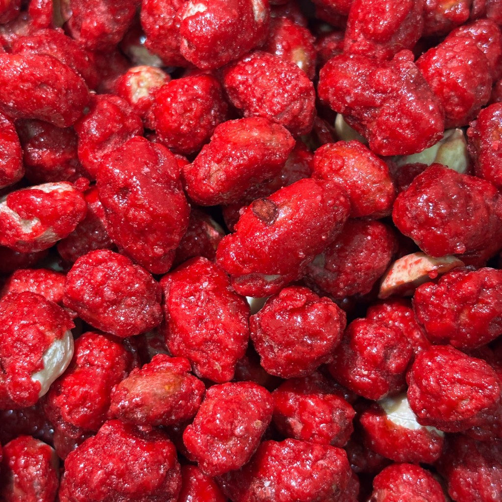 Mani confitado natural rojo