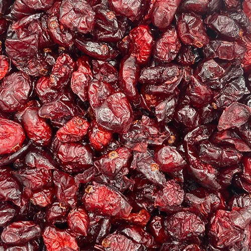 Cramberry rojos deshidratados