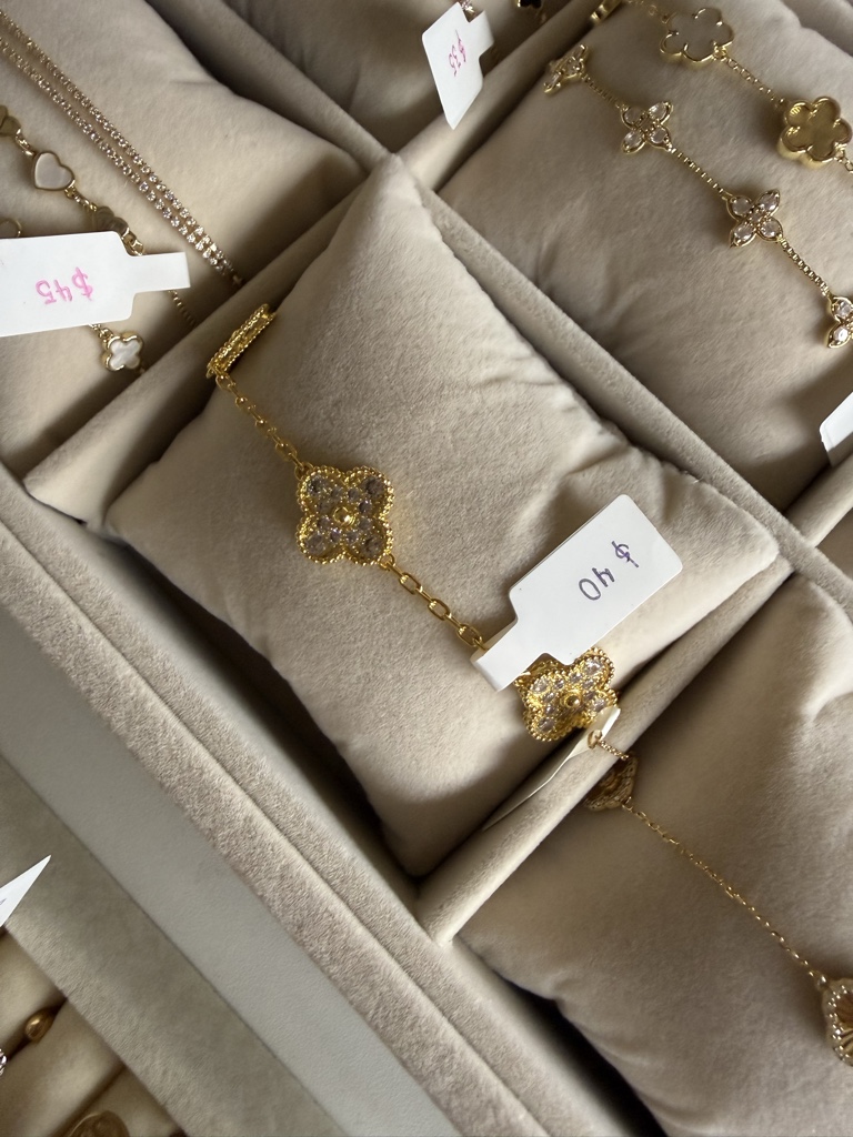 Pulsera trébol grande