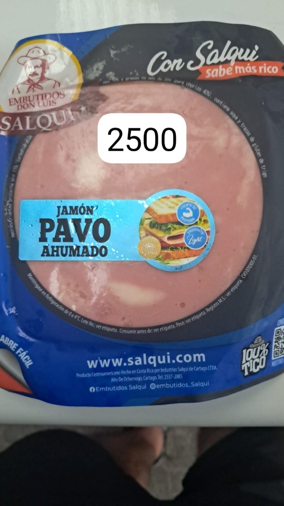Jamón de pavo ahumado