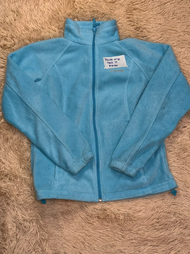 35. Polar Columbia azul turquesa
